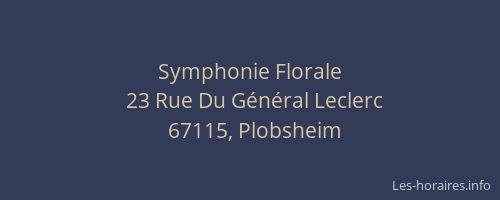 Symphonie Florale