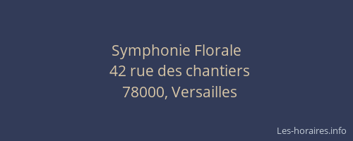 Symphonie Florale