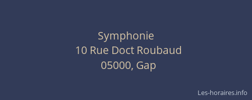 Symphonie