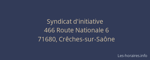 Syndicat d'initiative