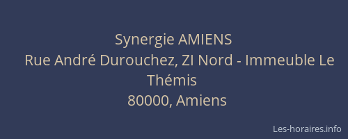 Synergie AMIENS