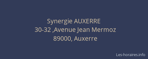 Synergie AUXERRE