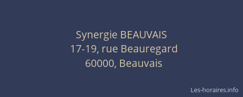Synergie BEAUVAIS