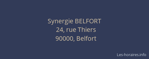 Synergie BELFORT