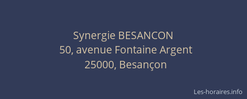 Synergie BESANCON