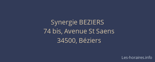 Synergie BEZIERS