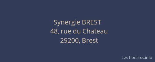 Synergie BREST