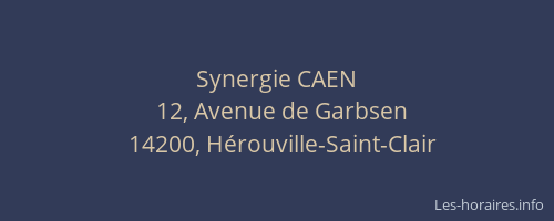 Synergie CAEN