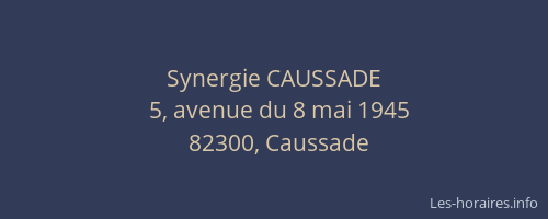 Synergie CAUSSADE