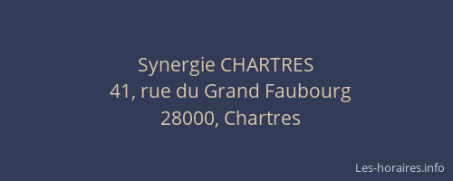 Synergie CHARTRES