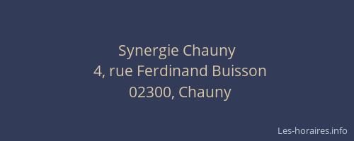 Synergie Chauny