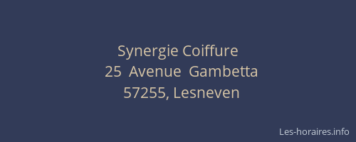 Synergie Coiffure
