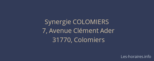 Synergie COLOMIERS