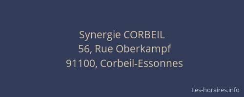 Synergie CORBEIL