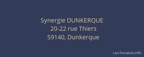 Synergie DUNKERQUE
