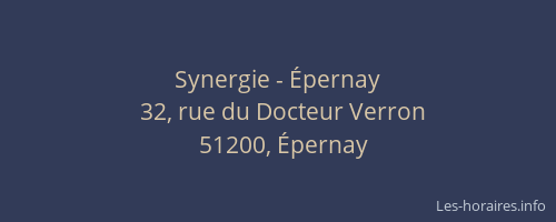 Synergie - Épernay