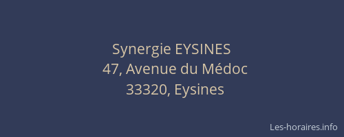 Synergie EYSINES