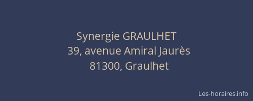 Synergie GRAULHET