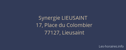 Synergie LIEUSAINT