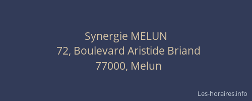 Synergie MELUN