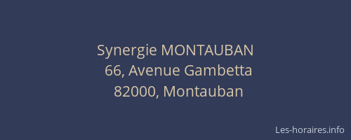 Synergie MONTAUBAN