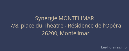 Synergie MONTELIMAR