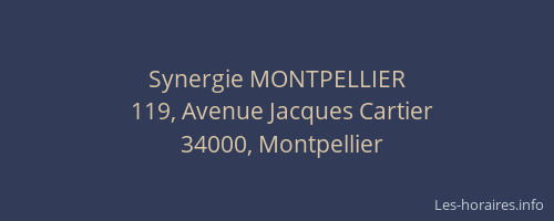 Synergie MONTPELLIER