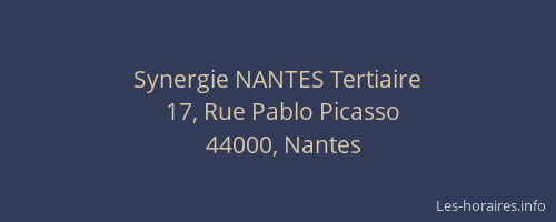 Synergie NANTES Tertiaire
