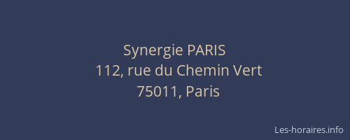 Synergie PARIS