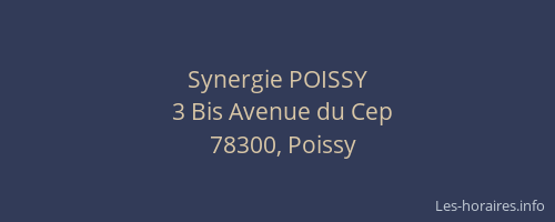 Synergie POISSY
