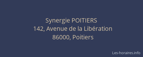 Synergie POITIERS