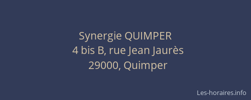Synergie QUIMPER