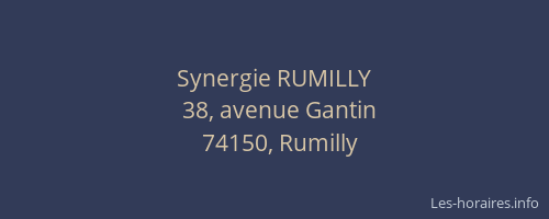 Synergie RUMILLY