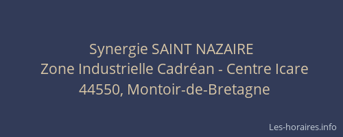Synergie SAINT NAZAIRE