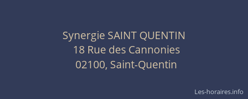 Synergie SAINT QUENTIN