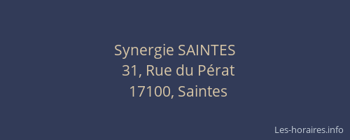 Synergie SAINTES
