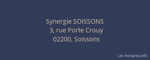 Synergie SOISSONS