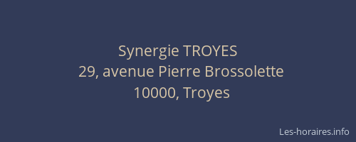 Synergie TROYES