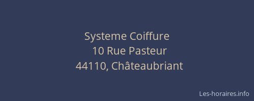 Systeme Coiffure