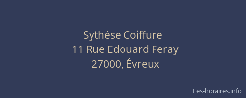Sythése Coiffure