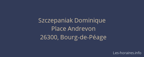 Szczepaniak Dominique