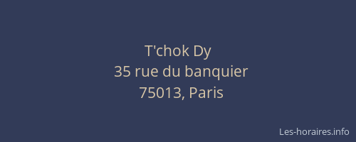 T'chok Dy