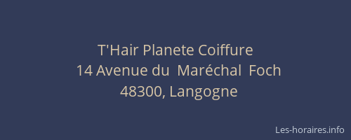 T'Hair Planete Coiffure