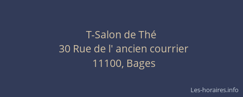 T-Salon de Thé