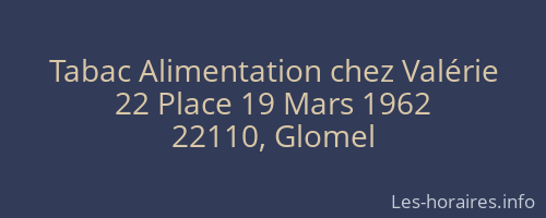 Tabac Alimentation chez Valérie