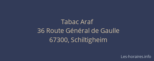 Tabac Araf