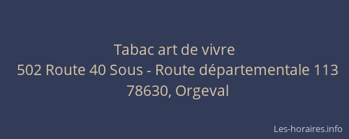 Tabac art de vivre
