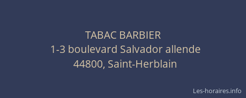 TABAC BARBIER