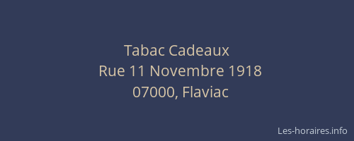 Tabac Cadeaux