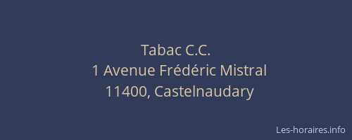 Tabac C.C.